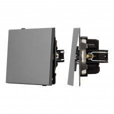 Механизм звонкового выключателя SWT-TENDO-MKR1-PL-GR (230V, 10A) (Arlight, -)