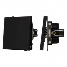 Механизм звонкового выключателя SWT-TENDO-MKR1-SFPL-BK (230V, 10A) (Arlight, -)