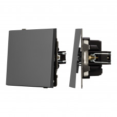 Механизм звонкового выключателя SWT-TENDO-MKR1-SFPL-GR (230V, 10A) (Arlight, -)