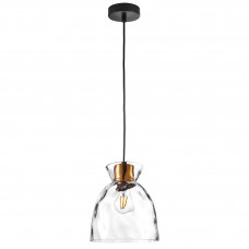 806110 Подвес NUBELLA 1х12W (led) E27 ЧЕРНЫЙ/БРОНЗА/ПРОЗРАЧНЫЙ